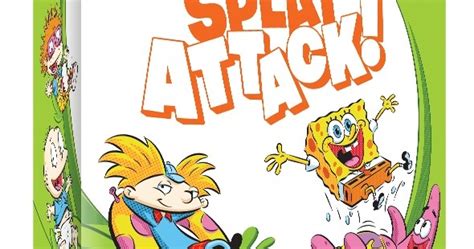 NickALive!: IDW Games To Release 90s-Nick Themed 'Nickelodeon Splat Attack!' Board Game