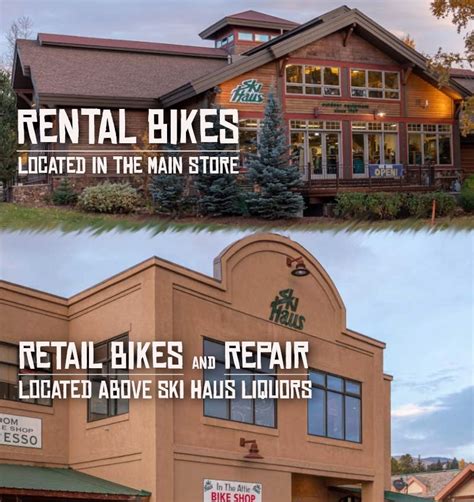 Bike Rentals - Ski Haus - Huge variety of rental bicycles