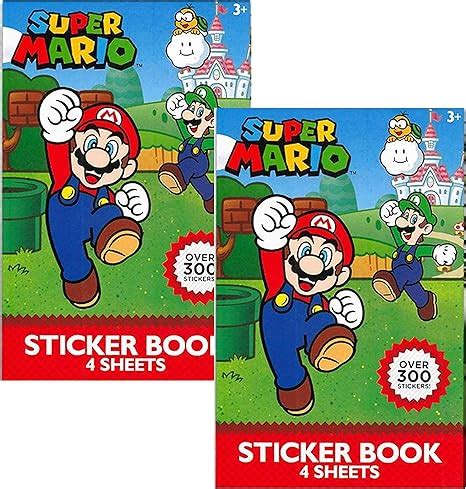 Amazon.com: Nintendo Super Mario Stickers Party Favor Packs ~ Over 600 ...