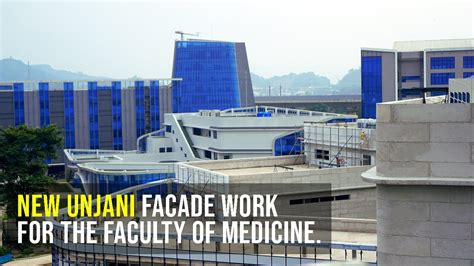 FACADE WORK FOR THE FACULTY OF MEDICINE, WIKA NEW UNJANI PROJECT - YouTube