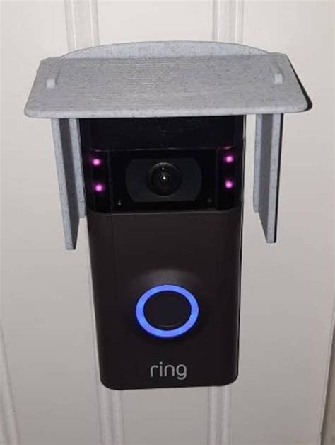 Ring Video Doorbell Cover Weather Rain Protection. No Screws - Etsy