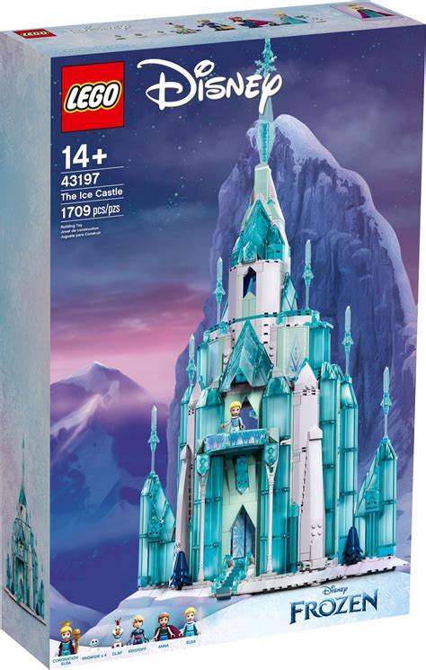 LEGO Disney 43197 pas cher, Le château de glace | Lego disney princess, Lego disney, Ice castles