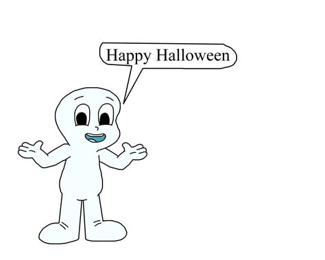 Casper wishing Happy Halloween by Ultra-Shounen-Kai-Z on DeviantArt