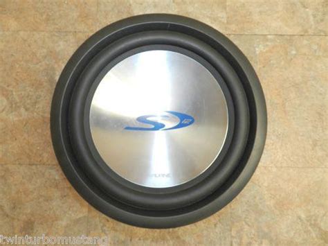 Sell ALPINE TYPE S 12" SUBWOOFER SUB SPEAKER 4 OHM 900 WATTS PEAK WATT ...