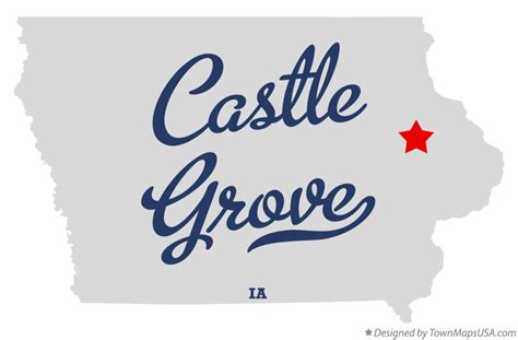 Map of Castle Grove, IA, Iowa