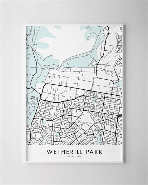 Sydney – Wetherill Park Map Print - Chelsea Chelsea