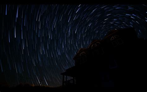 stars, Long exposure, Star trails Wallpapers HD / Desktop and Mobile ...