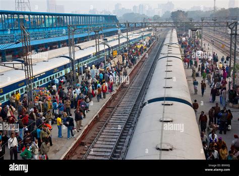 New Delhi Railway Station in Delhi India Stock Photo - Alamy