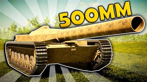 I Built A HUGE 500MM ARTILLERY Tank In Sprocket Tank Design! - YouTube