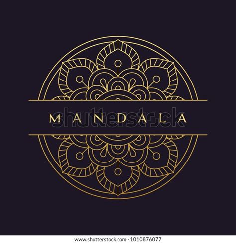 Mandala Vector Logoicon Illustration Stock Vector (Royalty Free ...