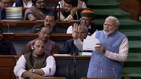 Narendra Modi's LS speech criticises opponents without rhetoric, histrionics; Rahul Gandhi may ...