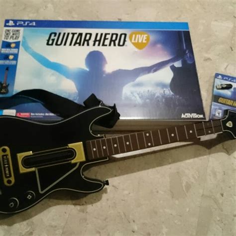 PS4 Guitar Hero Live (controller And Game), Video Gaming, Gaming ...