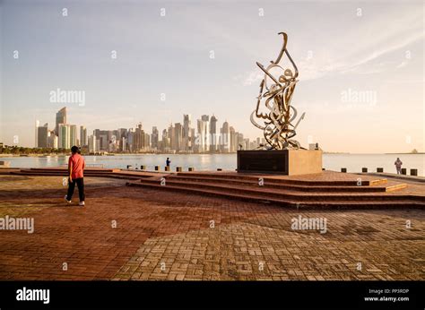 Doha corniche, Qatar, Middle East Stock Photo - Alamy