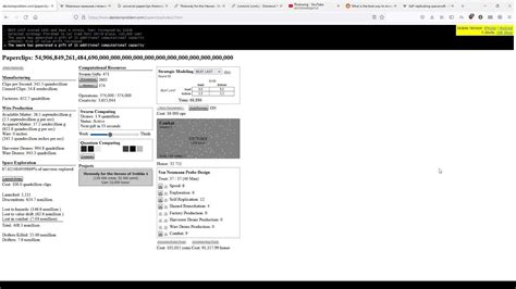 Universal paperclips ending - YouTube