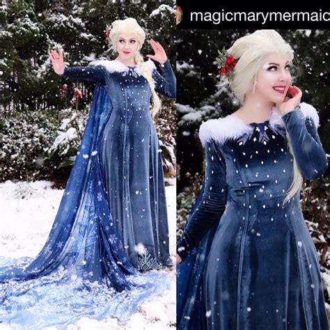 R998 OLAF'S FROZEN ADVENTURE Elsa dress