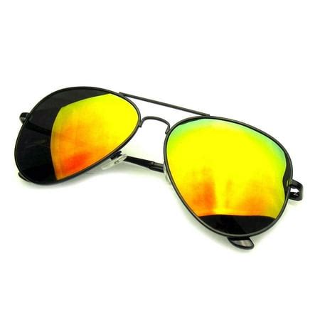 Emblem Eyewear - Emblem Eyewear - Womens Mens Sunglasses Classic Premium Reflective Flash Full ...