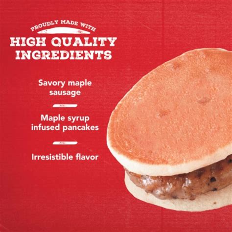 Jimmy Dean® Snack Size Maple Pancake & Sausage Sandwiches, 15 OZ - Ralphs