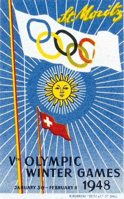 Emil Schulthess 1948 | Vintage ski posters, Winter games, Olympic games