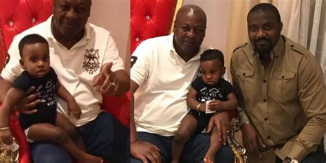 Photos: John Mahama visits Dumelo family - e.TVGhana