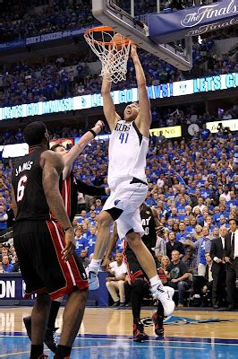 You Got Dunked On: 2011 NBA Finals: Dirk Nowitzki Baseline Dunk vs Heat ...