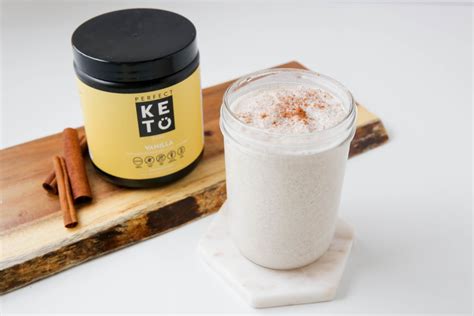 Exogenous Ketone Vanilla Bean Smoothie - Perfect Keto