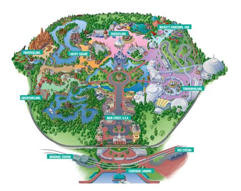 Magic Kingdom Orlando Florida Map - Printable Maps