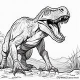 Dinosaurs Coloring Pages sketch template