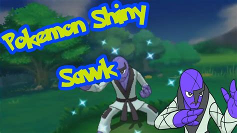 Live Shiny Sawk 252 Dexnav - Pokemon Omega Ruby & Alpha Sapphire - YouTube