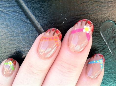 Flip flop nails | Nail art | Pinterest