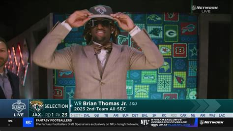 Jacksonville Jaguars select LSU Tigers wide receiver Brian Thomas Jr ...