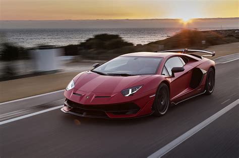 Free download | HD wallpaper: Lamborghini, Lamborghini Aventador SVJ, Car, Red Car, Sport Car ...