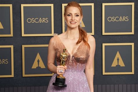 Jessica Chastain Oscar Dress