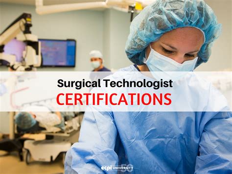 What Certifications are Available for Surgical Technologists ...