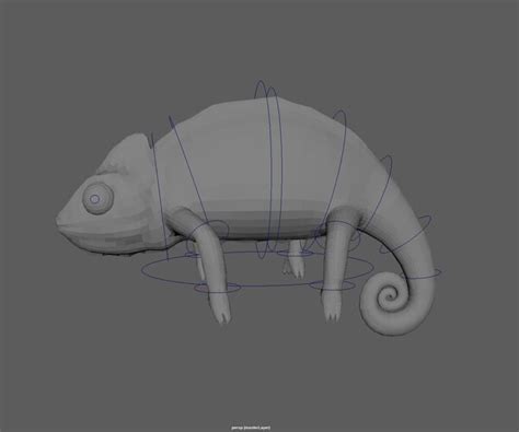 ArtStation - Chameleon 3D model [Rigged] | Game Assets