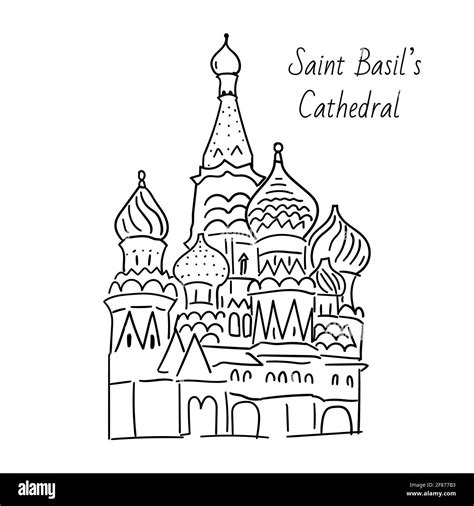 St Basils Cathedral Drawing