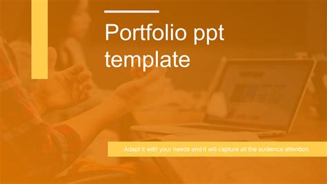 Portfolio PowerPoint Template Presentation and Google Slides