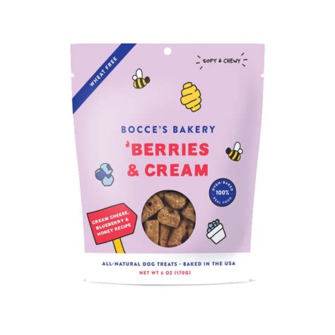 Bocce's Bakery - Berries & Cream Soft & Chewy - 6oz