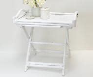 Raffles Butlers Tray Table White