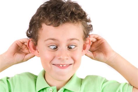 Child Making Silly Faces Stock Photography - Image: 7918562