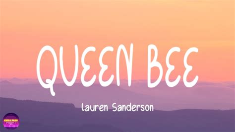 Lauren Sanderson - QUEEN BEE (Lyrics) - YouTube