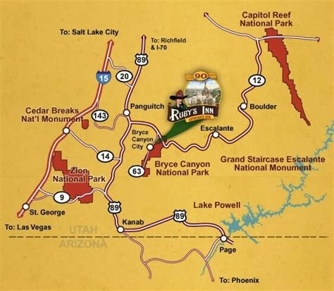 Bryce Canyon Maps | Maps of Bryce Canyon