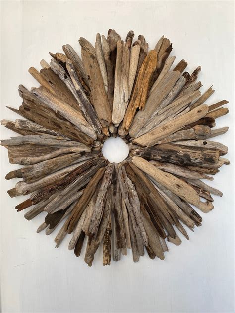 Driftwood Wreath. Garden Wreath. Outdoor Decoration. Coastal - Etsy