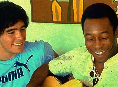 Cómo fue el primer encuentro entre Maradona y Pelé | Noticias