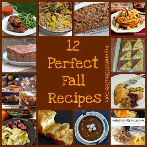 12 Perfect Fall Recipes