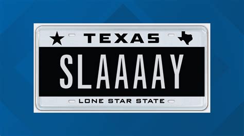 What rejected personalized license plates in Texas said in 2023 | kens5.com