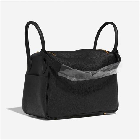 Hermès Lindy 30 Taurillon Clémence Black | SACLÀB