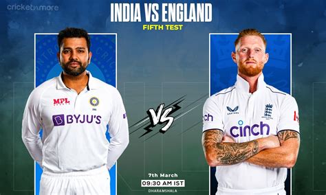 IND vs ENG: Dream11 Prediction Match 5th Test, India vs England Test ...