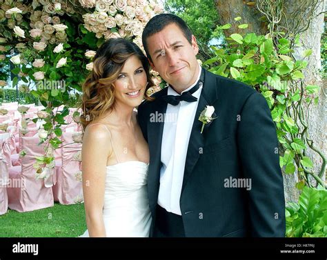 JACKIE TITONE & ADAM SANDLER ADAM SANDLER WEDDING MALIBU CALIFORNIA USA ...