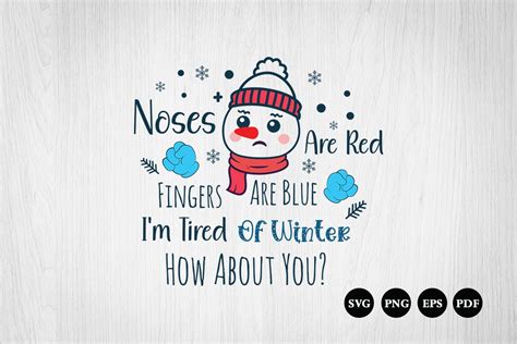 Funny Winter Quote Svg Design Graphic by afrinafrin23 · Creative Fabrica