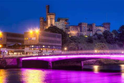 Young Street Bridge and Inverness Castle, Scotland - Stanton Champion